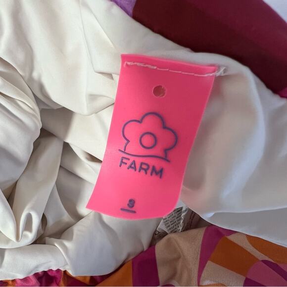 Farm Rio Ombre Graphic Toucans One Piece Swimsuit Sz S - Picture 6 of 8